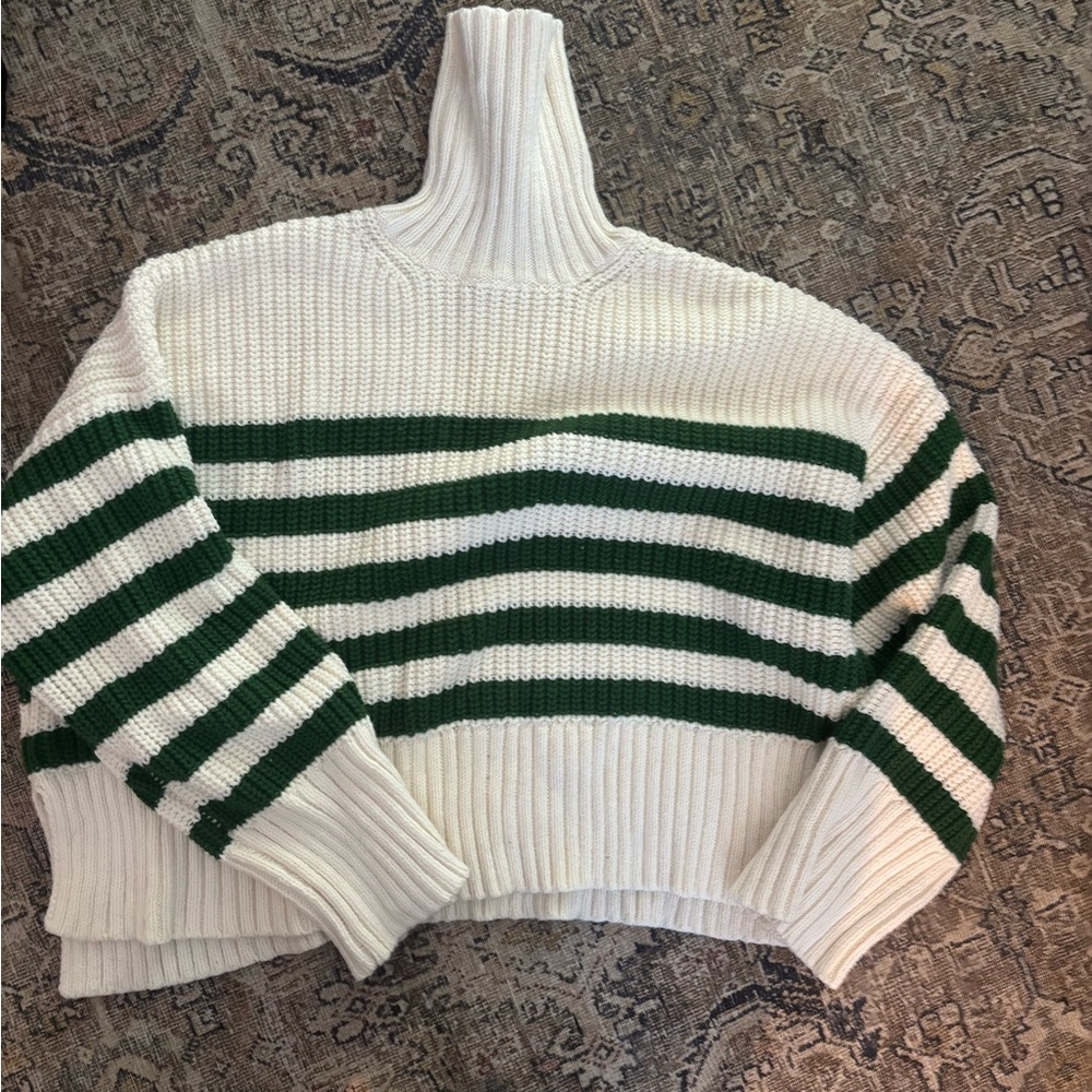Madewell Striped Turtleneck Sweater